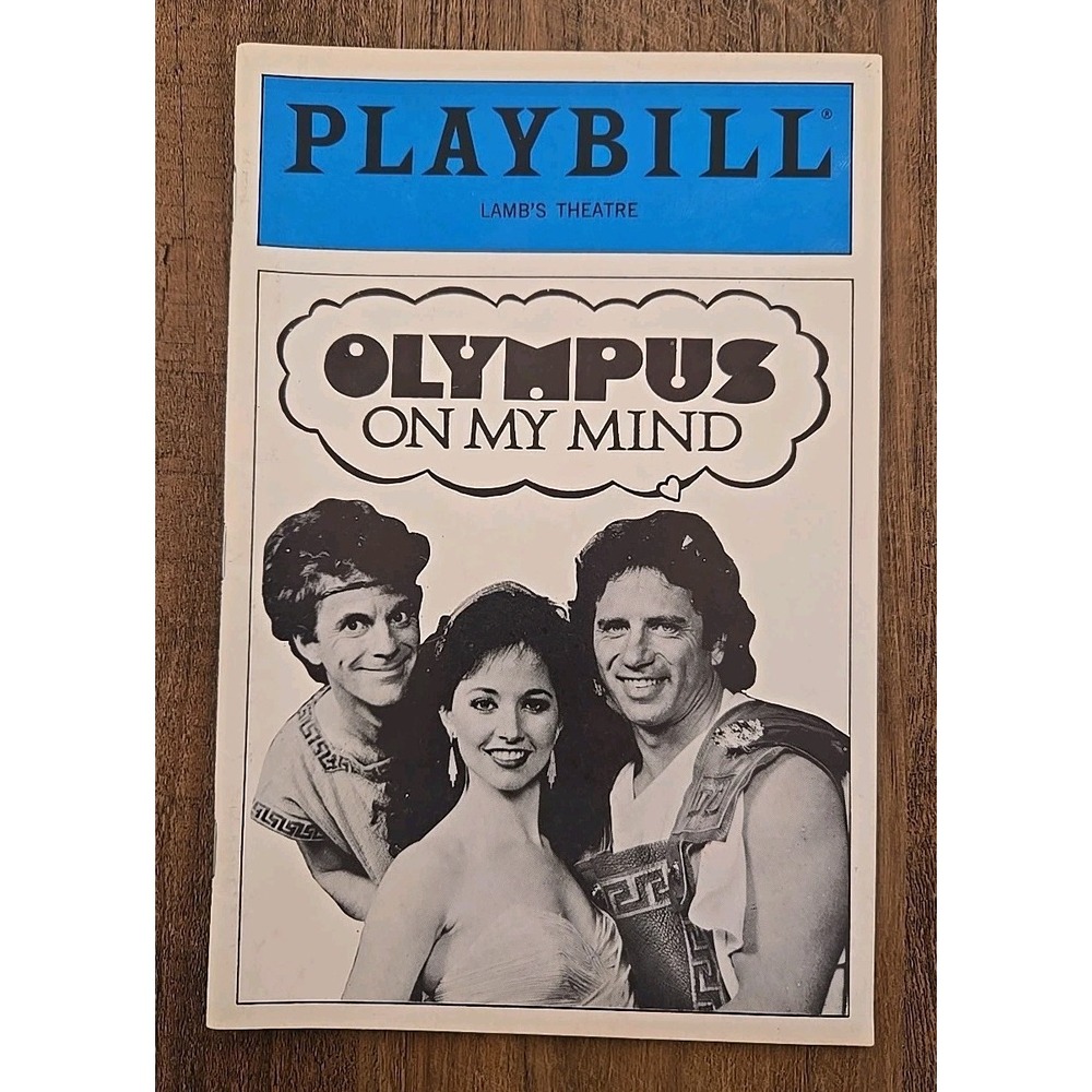 Tom Wopat "OLYMPUS ON MY MIND" Susan Powell / Charles Repole 1986 Playbill